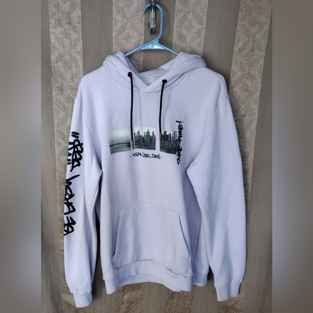 💎 Bershka Men's Pullover Sweatshirt Print #0350